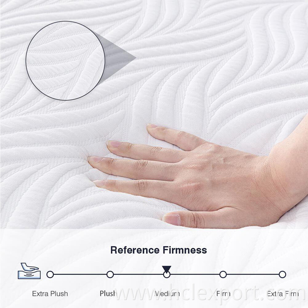 Best well full king full size mattresses quality single double luxury factory sleeping swirl gel memory rebonded foam mattress